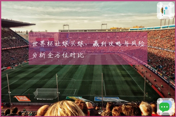 世界杯让球买球，赢利攻略与风险分析全方位对比